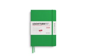 LEUCHTTURM WEEK PLANNER 2026 A5 HC 12 MONTHS SPRING LEAF 372762